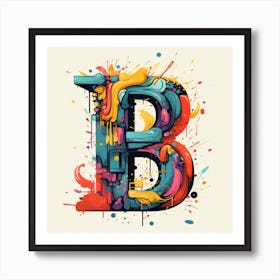 Letter B 1 Art Print