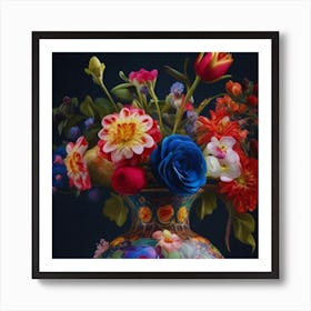 Flowers In A Vase Art Print