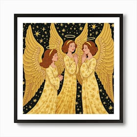 Angels Art Print