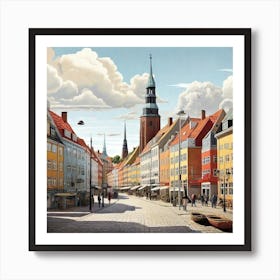 Copenhagen Art Print