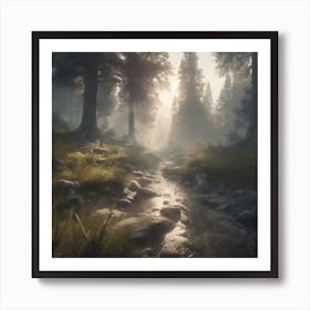 Forest Scene Art Print