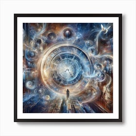 Clock Of The Universe 1 Art Print