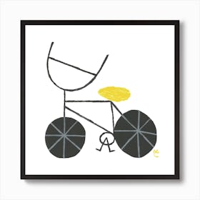 Bike 8 Square Art Print