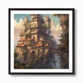 Fantasy Castle 72 Art Print