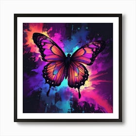 Butterfly Painting 263 Art Print