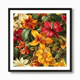 Hibiscus Art 8 Art Print