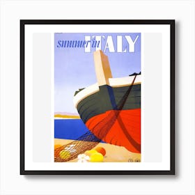 Vintage Travel Poster Italy 1 Art Print