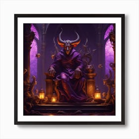 Demon Throne 1 Art Print