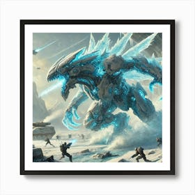 Ice Charge Art Print