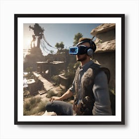 Vr Headset 25 Art Print