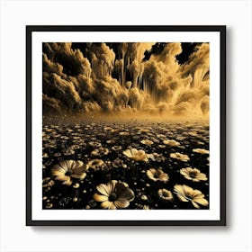 Flowers In The Sky 2 Art Print