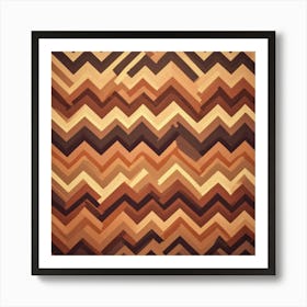 Abstract Chevron Pattern 3 Art Print