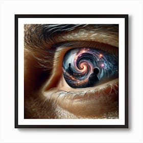 Spiral Eye Art Print