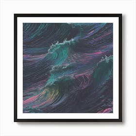 Ocean Waves Art Print