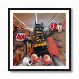 Lockdown Lego Batman Art Print