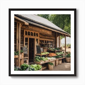 Farm Stand 2 Art Print