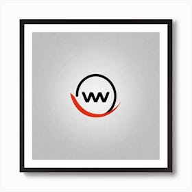 Logo For W Art Print