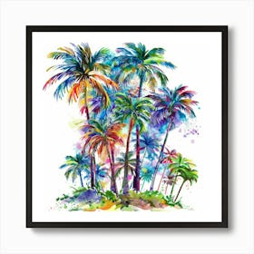 Palm Trees 21 Art Print