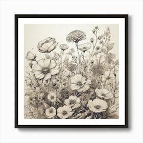 Wildflowers 2 Art Print