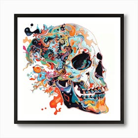 Skull Painting 38 Art Print