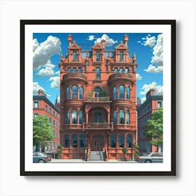 Victoria House Art Print