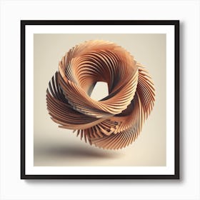 Ornate wood carving 6 Art Print