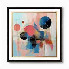 Unique Painting For Interior, Geometric Abstraction 15 Art Print