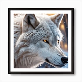 White Wolf 1 Art Print