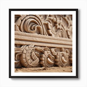 Carved Stone Wall Art Print