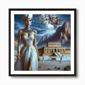 Egyptian queen Art Print