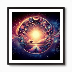 Psychedelic Painting 1 Art Print