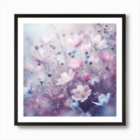 Ephemeral Flowers Art Print