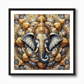 Ganesha 28 Art Print