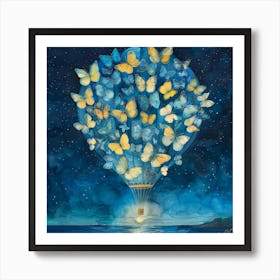 Hot Air Balloon Art Print