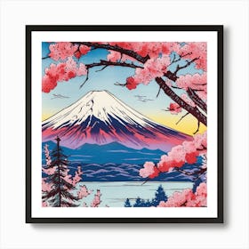 Mt Fuji 3 Art Print