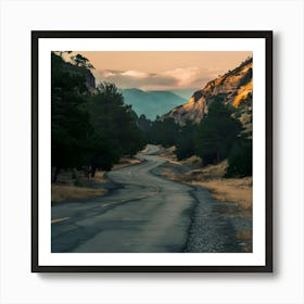 Road In The Mountains 2 Art Print