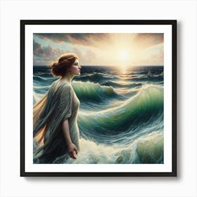 Mermaid Women 1 Art Print