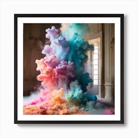 Color overlapping Art Print