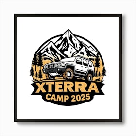 Xterra Camp Logo Art Print