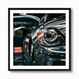 Close Up Of A Car Art Print