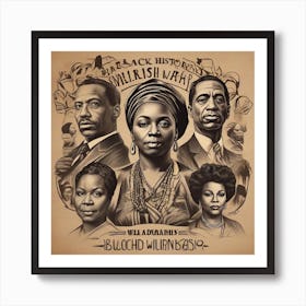 Black History Month Poster Art Print