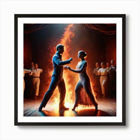 'Dance Of The Flames' 1 Art Print