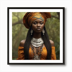 African Beauty 1 Art Print