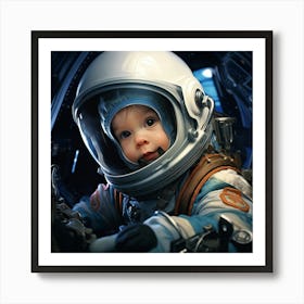 Astronaut Child 2 Art Print