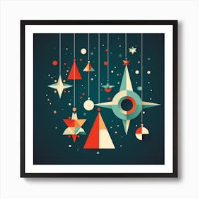 Christmas Ornaments 3 Art Print