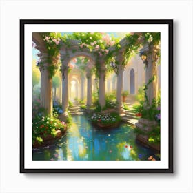 Garden In Bloom Art Print