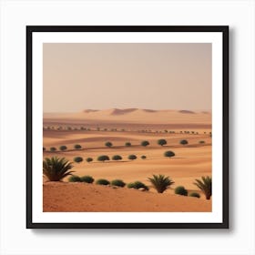 Desert Landscape - Desert Stock Videos & Royalty-Free Footage 6 Art Print