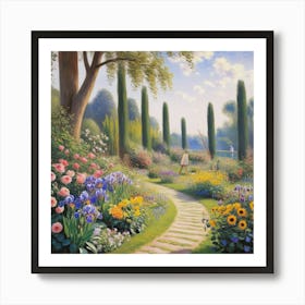 Garden Path 6 Art Print