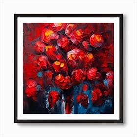 Red Roses Art Print