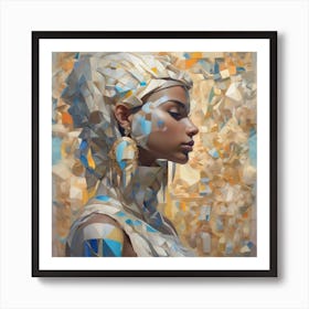 The Jigsaw Becomes Her - Pastel 23 Art Print